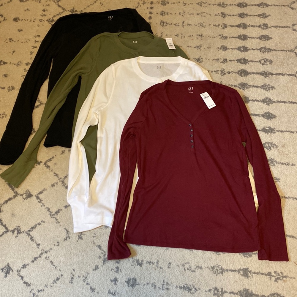 GAP long shirt bundle (L) NWT - price negotiable!